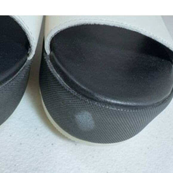 NEW! "SOREL" Cameron Flatform Ankle Strap Sandals, Open Toe, Black, Small Scuff - Picture 9 of 9